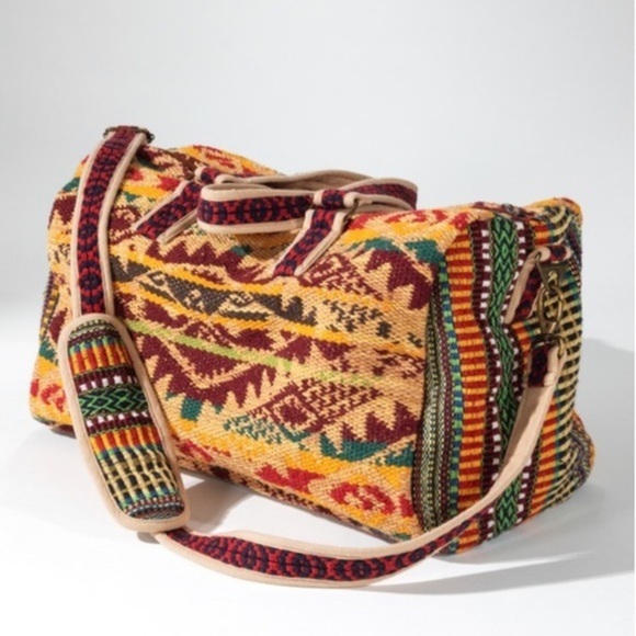Karma-Bohemian West Print Travel Bag - Picture 7 of 13